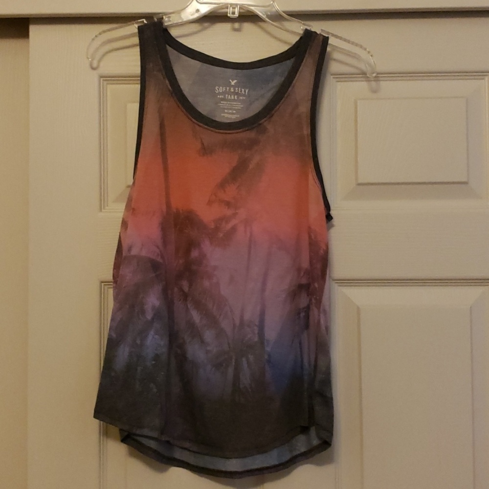 American Eagle troical tank top